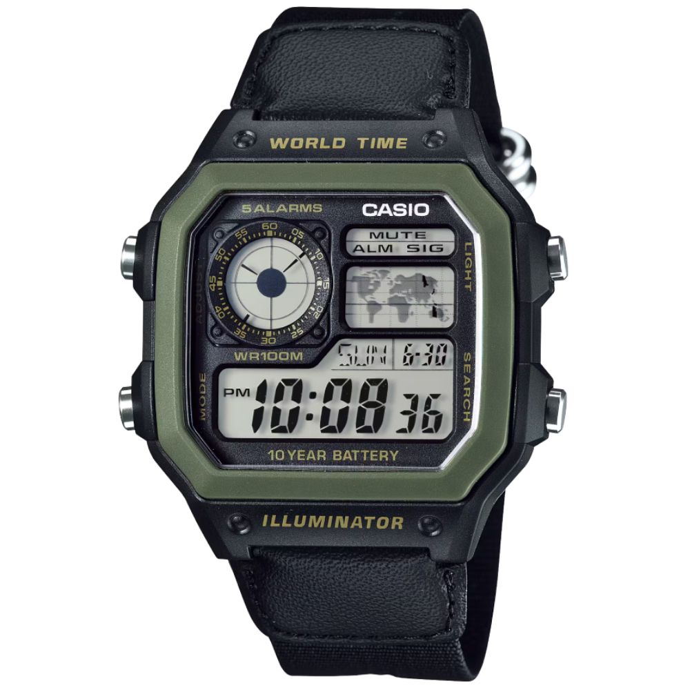 ساعت مچی مردانه کاسیو جنرال (Casio General) AE-1200WHB-1BV